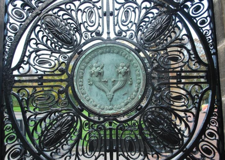 Peace Palace Main Entrance Gate Detail